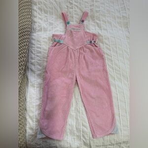 Popsicle size 4 Pink overalls
